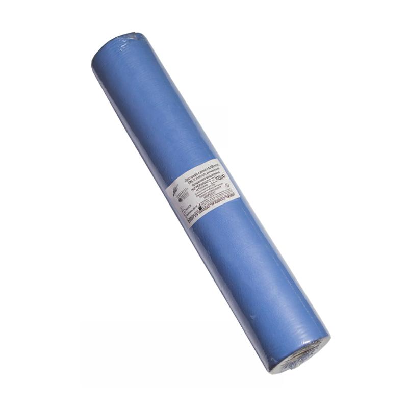 Простирадло в рулоні 0,8*100 m(м) з перфорацією 0,6 m(м), спанбонд 17 g/m2(г/м2), не стерильне, одноразового використання,ТМ «АХІЛЛ»